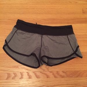Lululemon grey and black shorts
